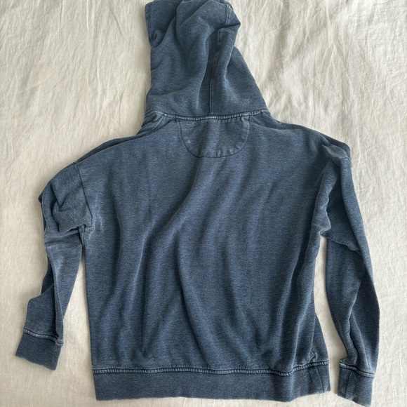 Distressed Navy Blue Lucky Brand Sweater - Picture 2 of 5
